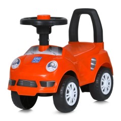 Дитяча каталка-толокар M 5786-7 помаранчевий, з батьківською ручкою