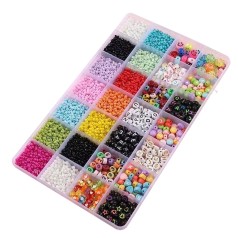 Дитячий набір бісеру для створення прикрас 610-35A ножиці, волосінь