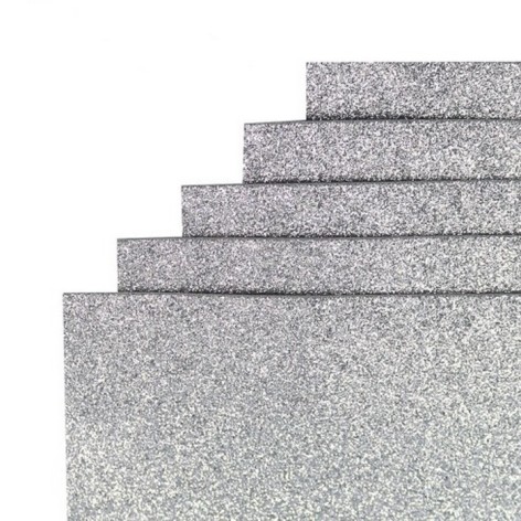 Фоаміран для творчості А4 17GLA4-016 срібло 1,7х0,1 мм 