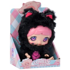 Дитяча м'яка іграшка-брелок "Lovely Baby" 6053a(Black) 