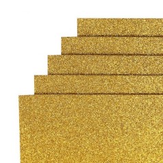 Фоаміран для творчості А4 17GLA4-013 темно-жовтий 1,7х0,1 мм 