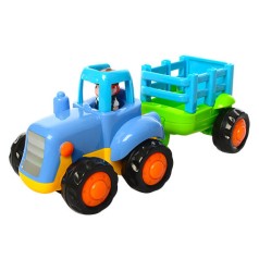 Дитяча машинка Спецтехніка 326AB, 2 види  Трактор з причепом