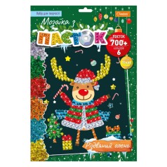 Набір для творчості мозаїка з паєток "Різдвяний олень" НТ-37-03 