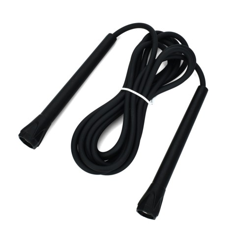 Скакалка MS 4797(Black) розмір 290 см, ручки-пластик