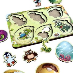 Дерев'яний пазл-сортер 