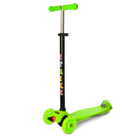 Детский самокат iTrike JR 3-003-G MAXI светящиеся колеса