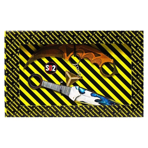 Набор сувенирных ножей деревянных SO-2 