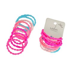 Набір резинок для волосся "Міні" 0108-322-2 різнокольорові, 100 штук