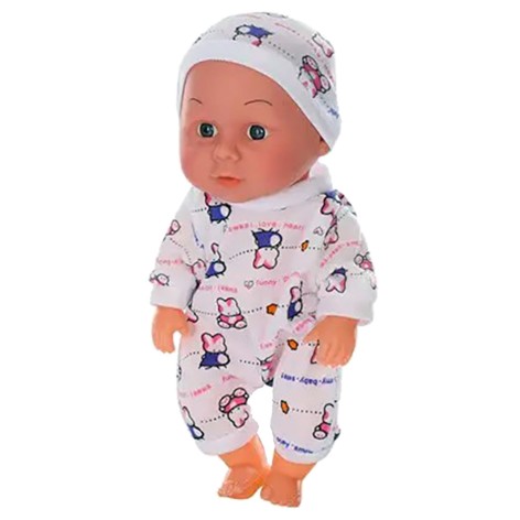 Лялька Пупс 9615-8 23см, ванна 25 см  Білий