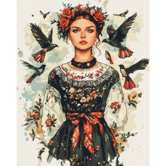 Картина за номерами "Український дух" BS54334, 40х50 см