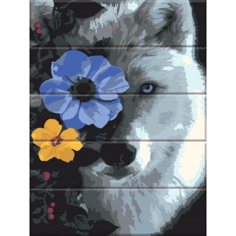 Картина по номерам по дереву 