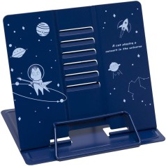 Підставка для книг "Котик Космонавт" LTS-8164 металева  Вид 2