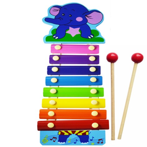 Детская игрушка Ксилофон MD0712 деревянный Слоник