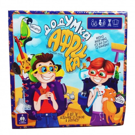 УЦІНКА! Карткова гра "ДодУМка Африка" Danko Toys GDV-Afr-01U-UC 112 карток