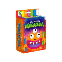 Крейда для малювання на асфальті Крейдочка КRD-02-01U 10 шт, товсті