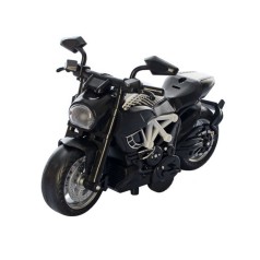 Детский инерционный «Мотоцикл» MY66-M1216 звук, свет Белый