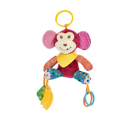 Підвіска на коляску з прорізувачем A-Toys SKK-056  Мавпочка