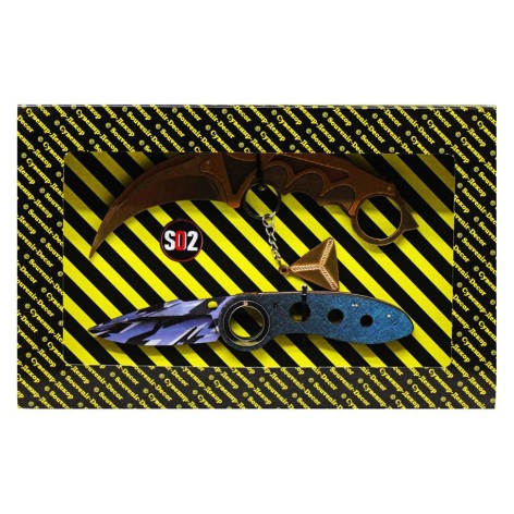 Набор сувенирных ножей деревянных SO-2 