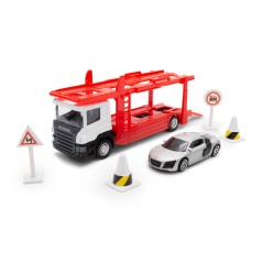 Ігровий набір автомоделей "Автоперевізник Sсania" 250430U масштаб 1:64