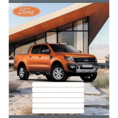 Зошит учнівський "Люкс авто" 036-580068L-2 в лінію, 36 аркушів 