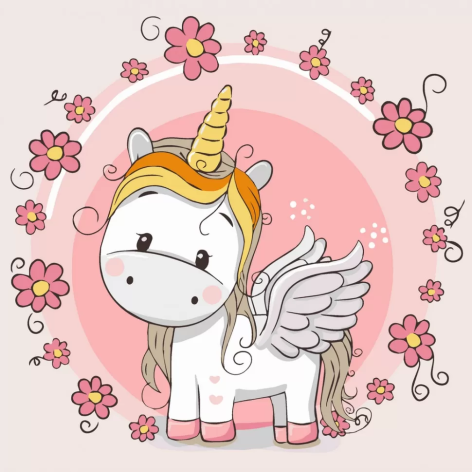 Картина за номерами. Art Craft Єдинорожка з крилами