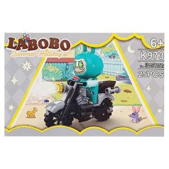 Детский конструктор Summer holiday LABUBU K973A-4, 25 деталей