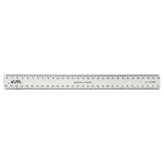 Класична лінійка AS-0607, К-9090 колір прозорий, пластикова, 30 см