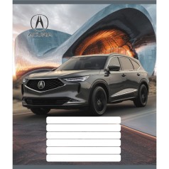 Зошит учнівський "Люкс авто" 036-580068L-3 в лінію, 36 аркушів 