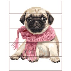 Картина по номерам по дереву 