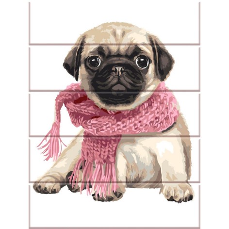 Картина по номерам по дереву 