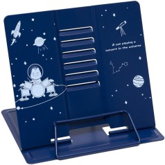 Підставка для книг "Котик Космонавт" LTS-8164 металева  Вид 4