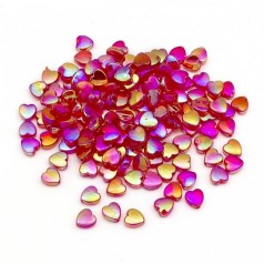 Декоративні намистинки для творчості Сердечка Будинок Бусин УТ100029498 в упаковці 130 шт