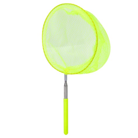 Сачок для метеликів MS 4387(Yellow) телескопічна ручка 35см/83см, діаметр 19 см