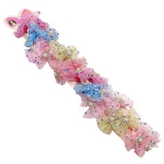 Детские резинки для волос «Бантик» 0108-333 фатиновый 10 пар