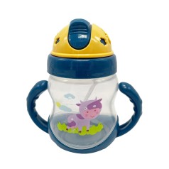 Бутылочка пластиковая с ручками MGZ-0322(Blue) 250 мл