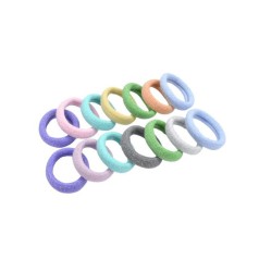 Детская резинка для волос 0307-971-1 микрофибра, разноцветный, набор 50 шт