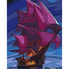 Картина по номерам без подрамника 