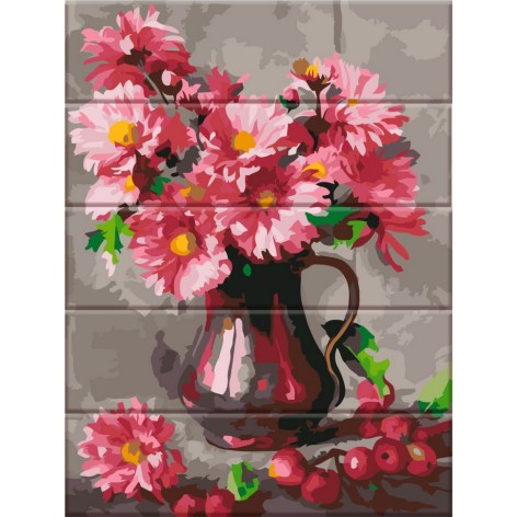 Картина по номерам по дереву 