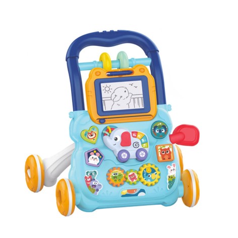 Каталка-ходунки "Крокуй сам!" HB 0041A шестерні, дошка для малювання