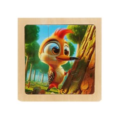 Детский деревянный пазл-вкладыш 