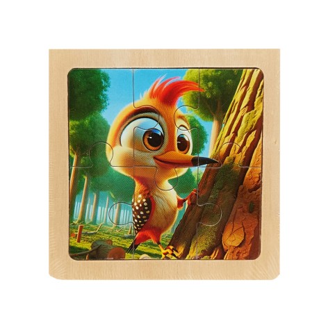 Детский деревянный пазл-вкладыш 