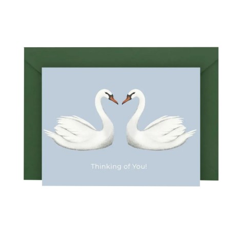 Листівка з конвертом Лебеді СS-GS-002 