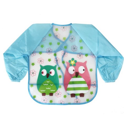 Слюнявчик с рукавами 