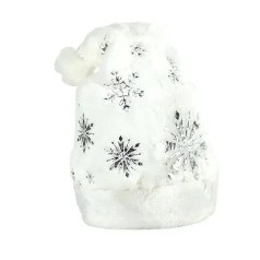 Шапка новорічна "Санта-Клауса" 6241-22(Silver) блискуча