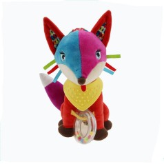 М'яка брязкальце-підвіска WD210260 з прорізувачем  Лисиця