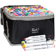 Набор скетч-маркеров BV820-168 в сумке 168 цветов 