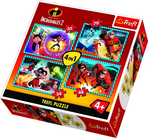 Пазлы - (4в1) - 