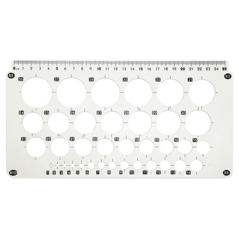 Лінійка-трафарет 