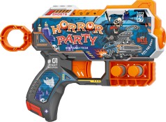 Іграшковий пістолет мех. з м'якими набоями (6 шт.) (Вечірка жахів) (20 х 13.5см)