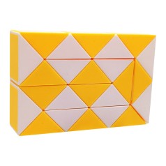 Головоломка Змійка Рубіка 750-287, 24 елементи Жовтий